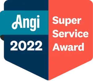 Angi 2022 Super Service Award Badge