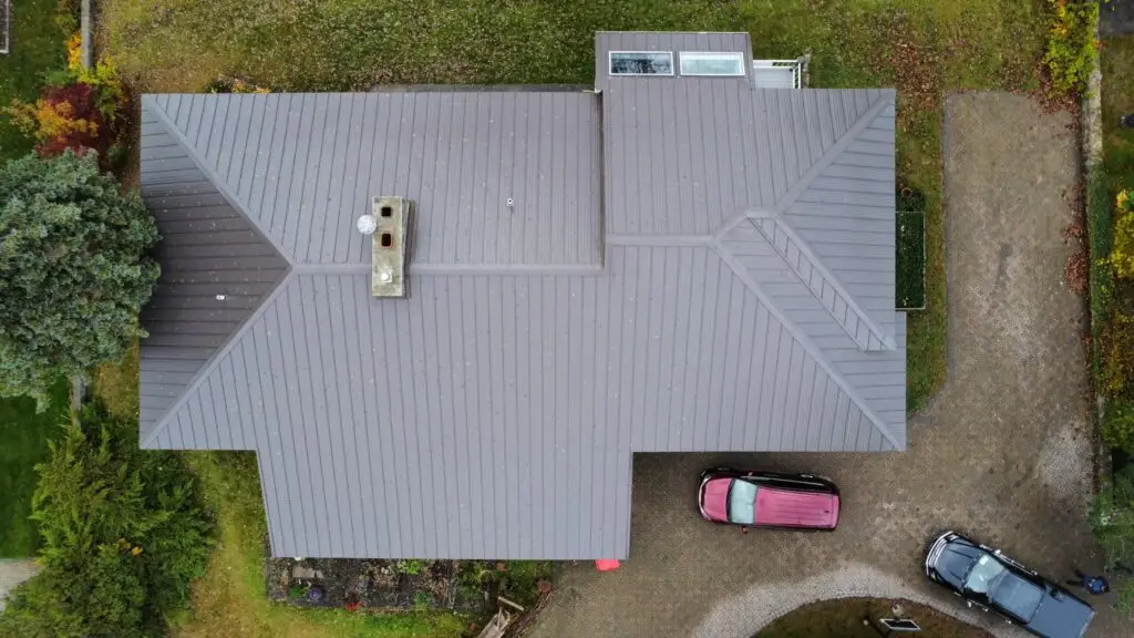 Metal Roof Project in Northern Michigan